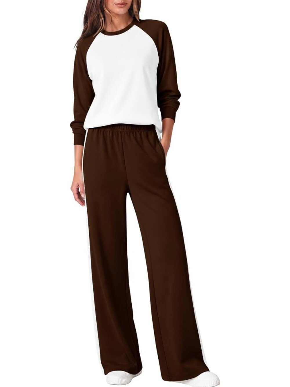 Cozy Two-Piece Lounge Set for Women | Matching Sweatsuit Fall Outfit